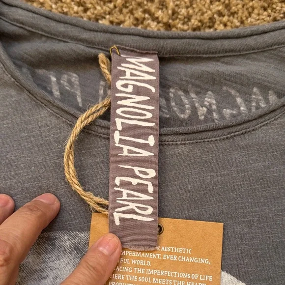 NWT Magnolia Pearl Gray Moon Graphic T - Picture 3 of 10